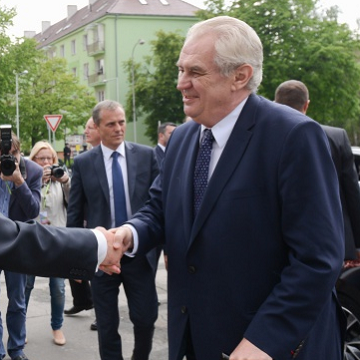 Obrázek článku: Prezident čelil v Lipníku také svým protivníkům